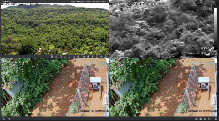 Camera photage from Lao PDR Tower